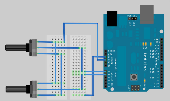 clojure arduino pong