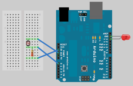 arduino photoresistor