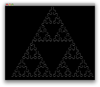 Lindenmayer System Sierpinski Triangle